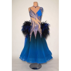 Ballroom dress MJD3033 COBALT