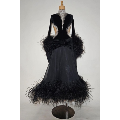 Ballroom dress Agata BLACK