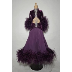 Ballroom dress Agata PLUM