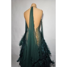 Ballroom dress Julia FOREST GREEN
