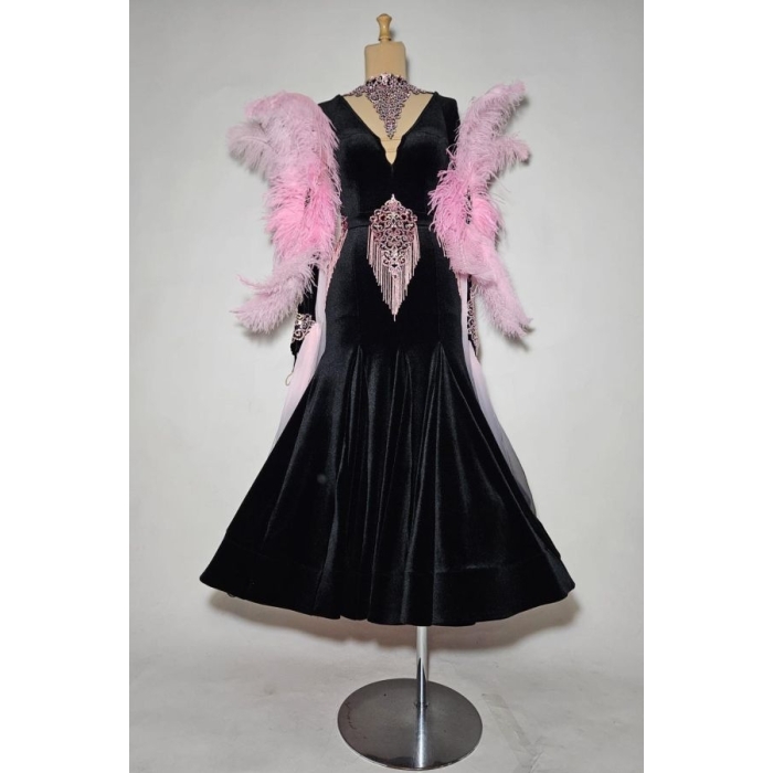 Ballroom dress BLACK/ROSE