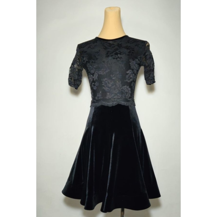 Juvenile dress POLA black velvet Juvenile dress POLA black velvet