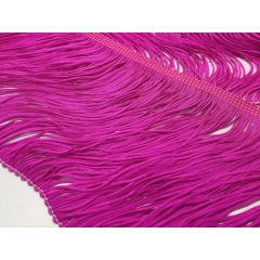 FRINGES DOUBLE LOOPED STRETCH electric pink