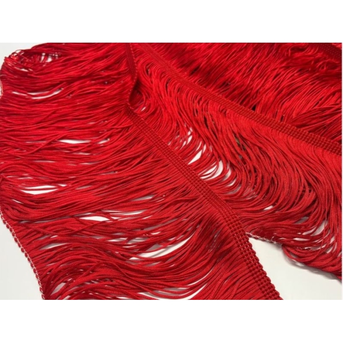 FRĘDZLE DOUBLE LOOPED STRETCH red FRĘDZLE DOUBLE LOOPED STRETCH red