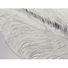 FRĘDZLE DOUBLE LOOPED STRETCH white FRĘDZLE DOUBLE LOOPED STRETCH white