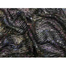 SEQUIN JERSEY black