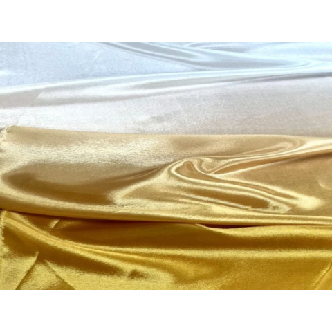 Satin chiffon shaded CHR gold-white