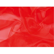 ORGANZA CHR hot red