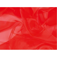 ORGANZA CHR hot red