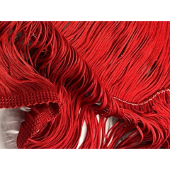 FRINGE CHRISANNE red