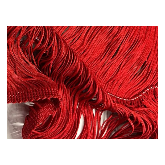 FRINGE CHRISANNE red