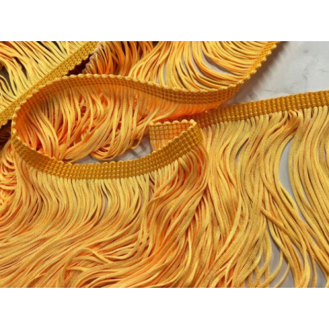 FRINGE CHRISANNE saffron