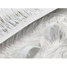 FRINGE CHRISANNE white