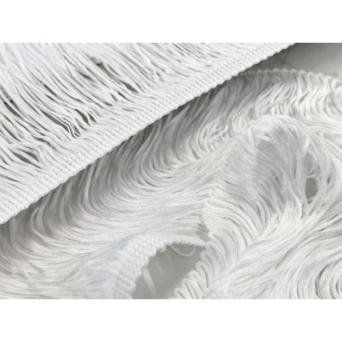 FRINGE CHRISANNE white