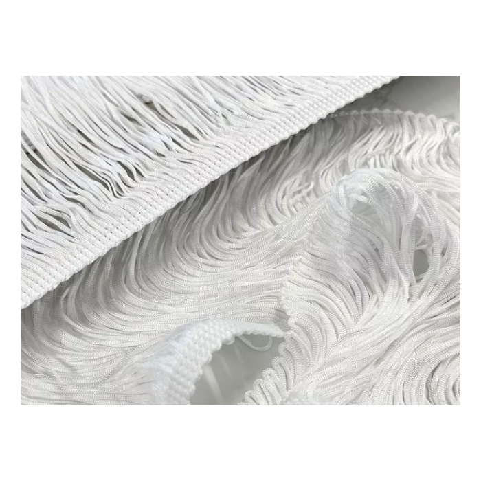 FRINGE CHRISANNE white