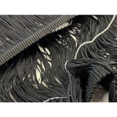 FRINGE CHRISANNE black