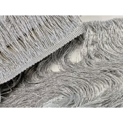 FRINGE CHRISANNE metallic silver