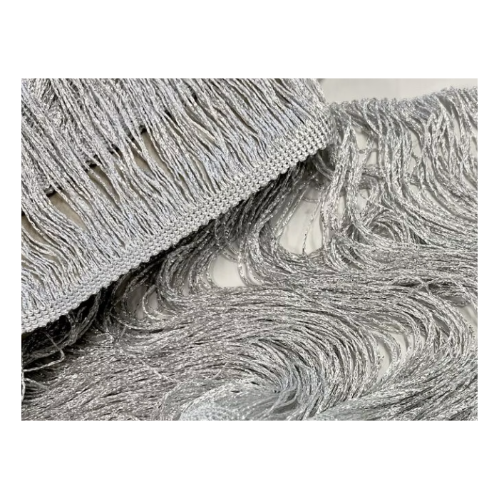 FRINGE CHRISANNE metallic silver