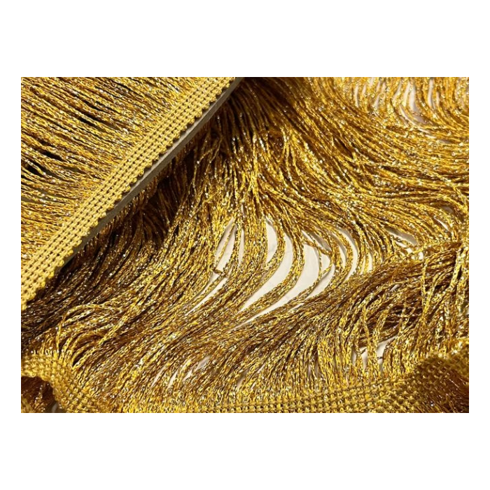 FRINGE ELASTICATED DSI metallic gold