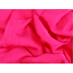 SATIN GEORGETTE pink tropicana