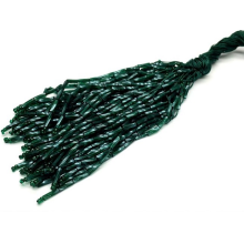 BEADS TWISTED forest green