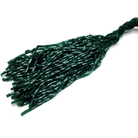 BEADS TWISTED forest green
