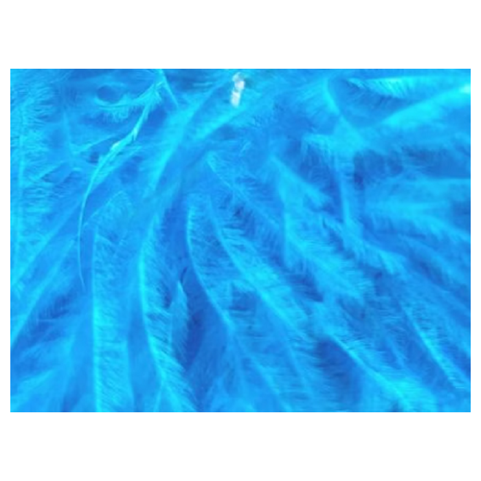 Feather Boa CHRISANNE blue paradise