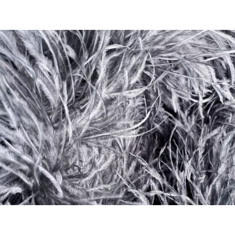 Feather Boa hematite