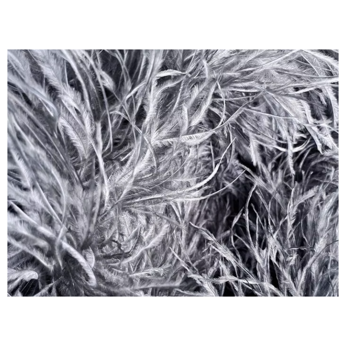 Feather Boa hematite
