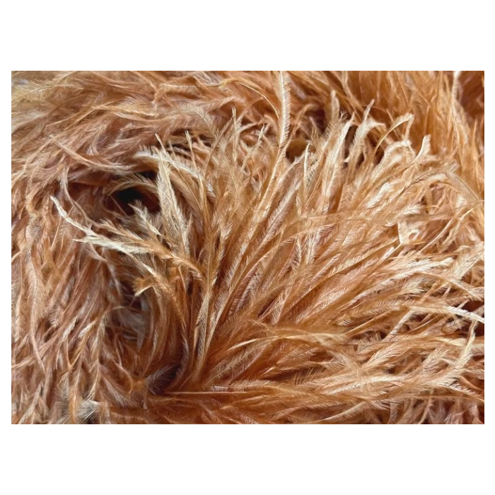 Feather boa cappuccino
