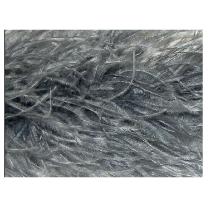 Feather Boa dark grey