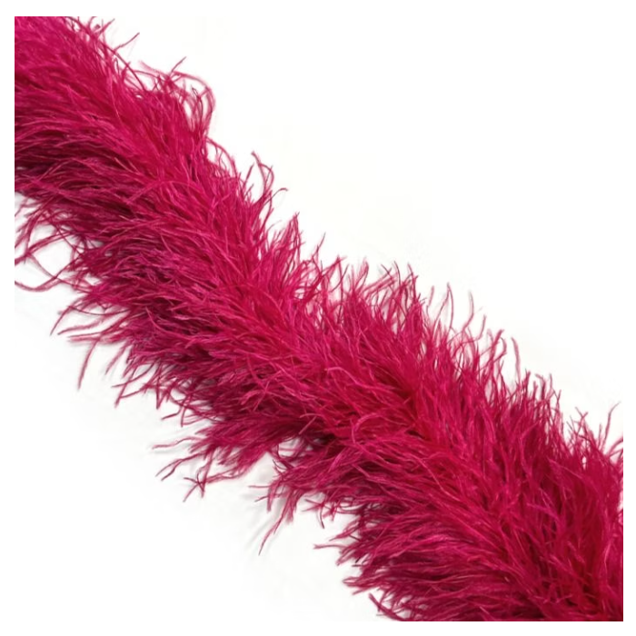 Feather Boa cherry red