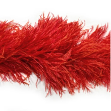 Feather Boa hot red