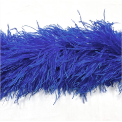 Feather boa cobalt