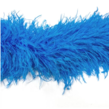 Feather Boa electric blue