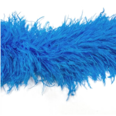 Feather Boa electric blue