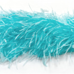 Feather boa aquamarine