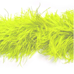 Feather boa lime
