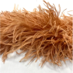 Feather boa cappuccino
