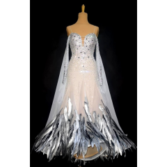 Ballroom dress Julia silver