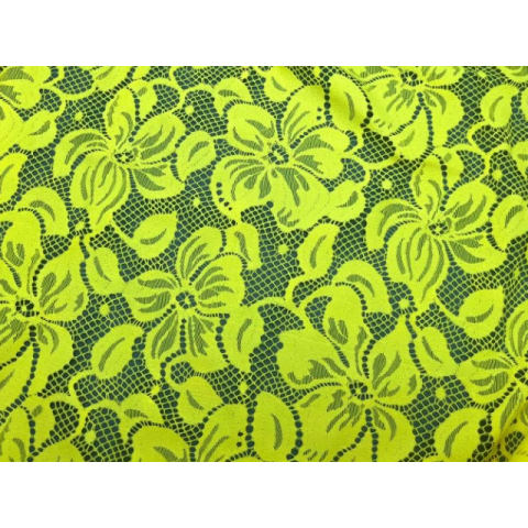 FLORENTINA STRETCH LACE sassy yellow (kopia)