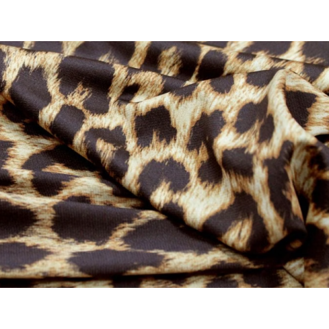 PANTHER ANIMAL SATIN CHIFFON (kopia)