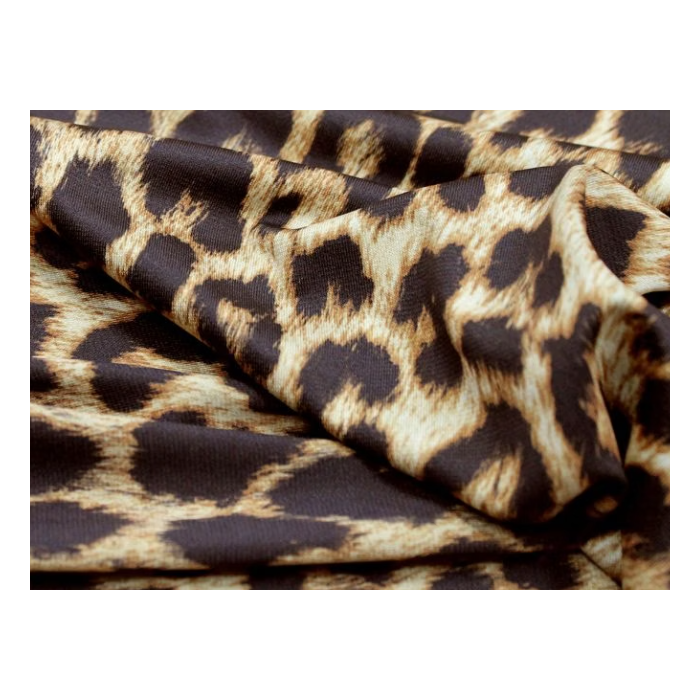 PANTHER ANIMAL SATIN CHIFFON (kopia)