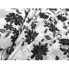 BOTANIC EMBROIDERY STRETCH NET black (kopia)